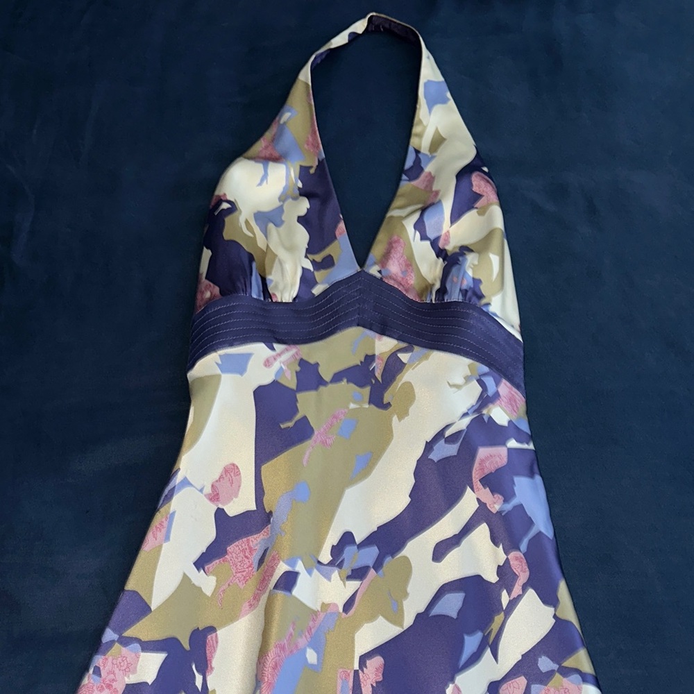 Laundry By Shelli Segal Purple Silk Dress